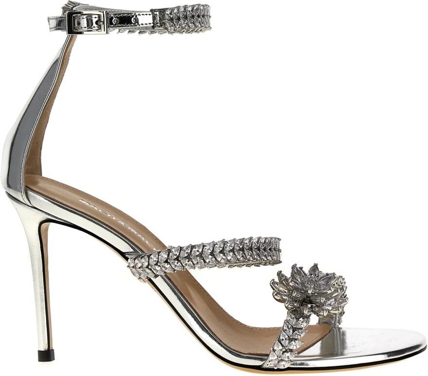 Mach&Mach Sandalen 'Lotus' Sandals in zilver