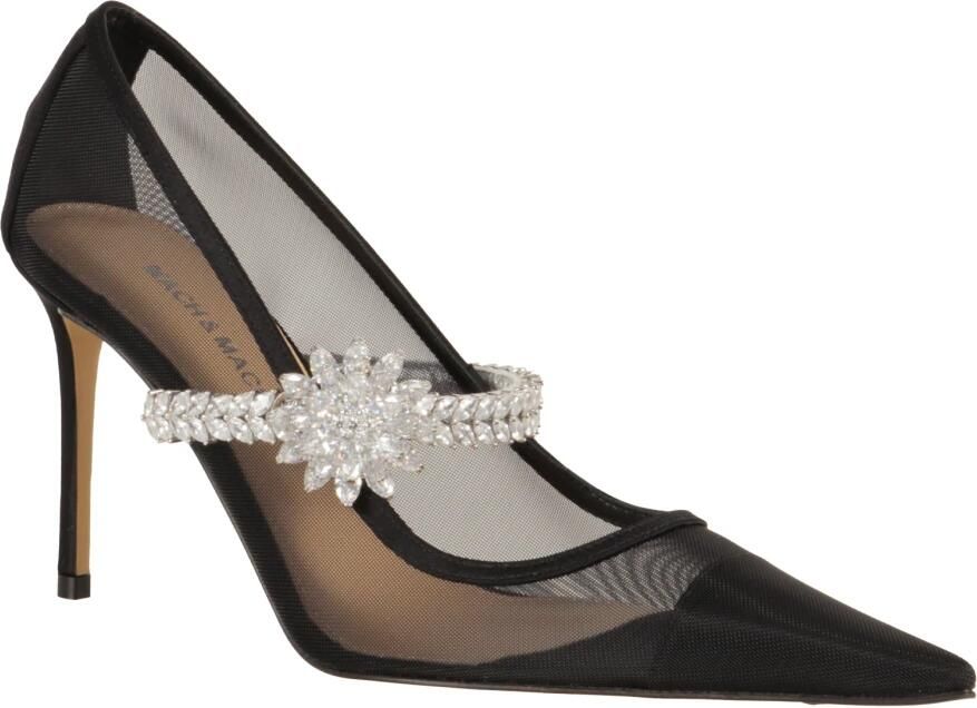 Mach & Mach Zwarte Hak Pomp Schoen Black Dames - Foto 3