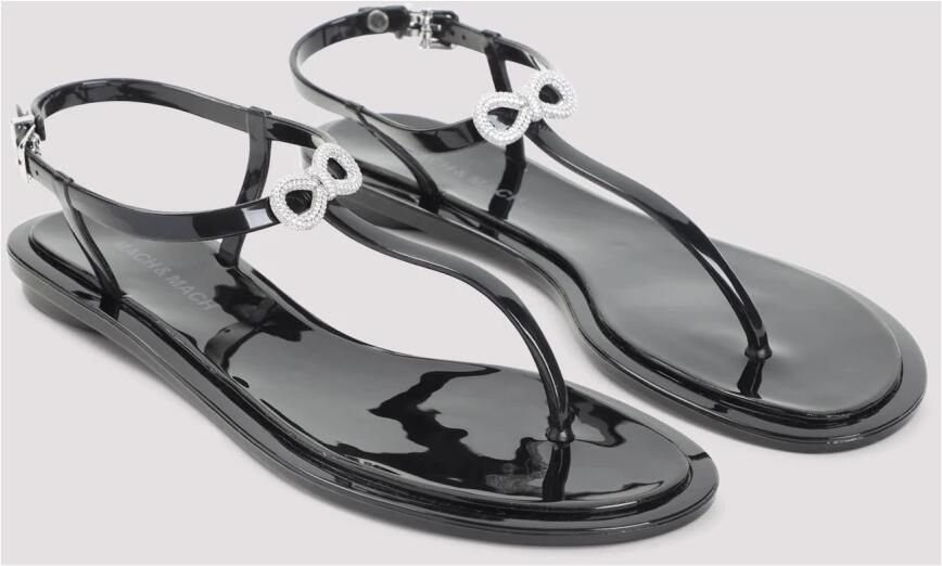 MACH & MACH Sandalen met dubbele strik - Foto 3