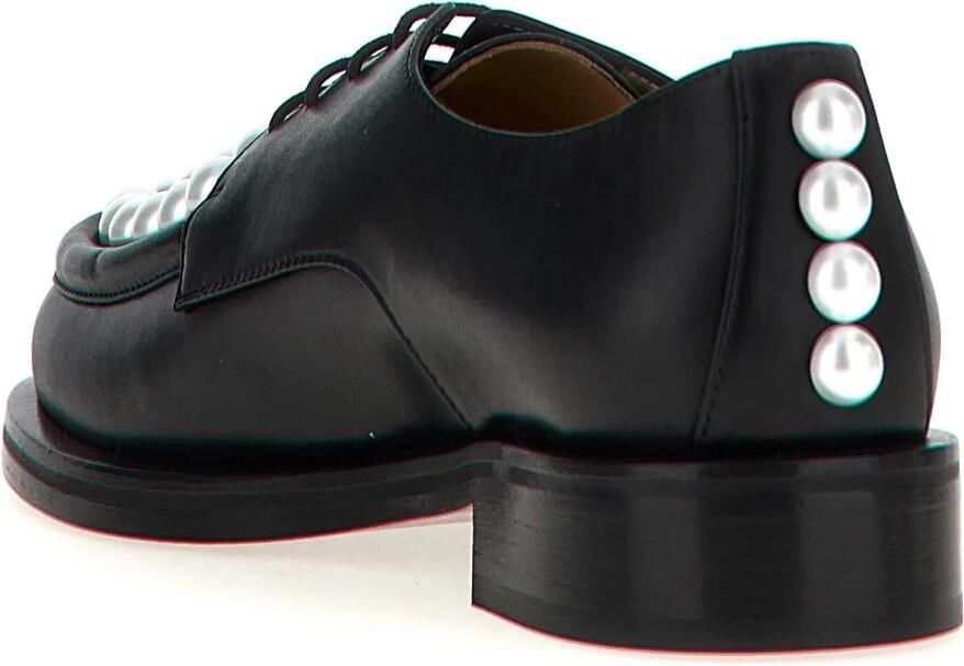 Mach&Mach Low-Top Sneakers 'Sirene' Lace Up Shoes in zwart - Foto 3
