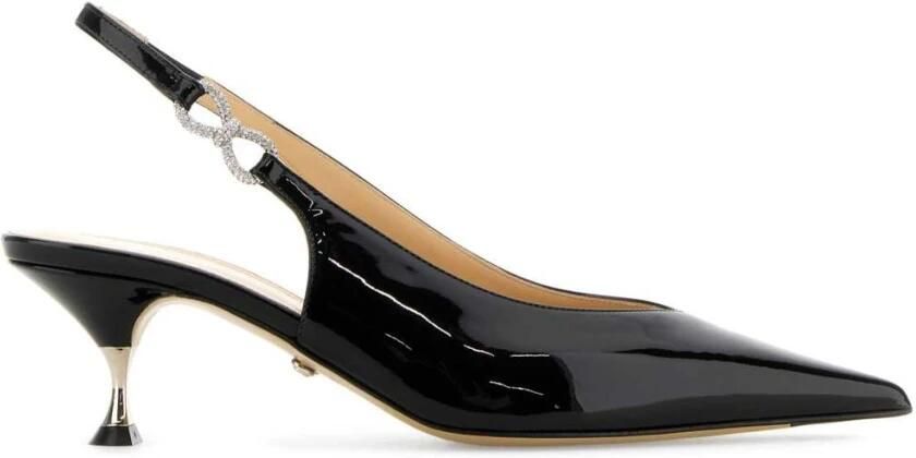 Mach & Mach Slingback Pumps met Kristallen Versieringen