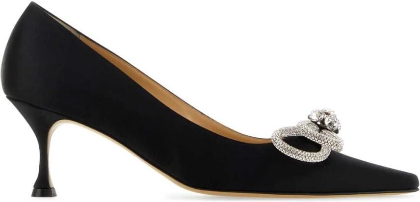 Mach & Mach Zwarte satijnen pumps met 6 5 cm hak Zwarte satijnen pumps met 6 5 cm hak Zwarte satijnen pumps met 6 5 cm hak Zwarte satijnen pumps met 6 5 cm hak Zwarte satijnen pumps met 6 5 cm hak Zwarte satijnen pumps met 6 5 cm hak - Foto 2