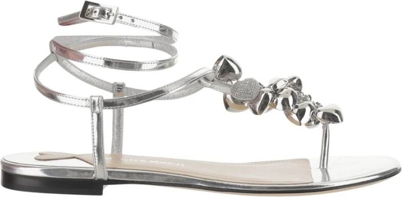 Mach&Mach Sandalen Sandal With Metallic Decoration in zilver