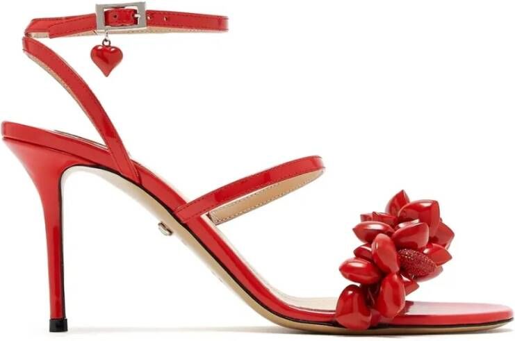 Mach & Mach Puffy Heart Sandalen