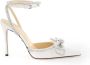 Mach & Mach High Heel Sandals White Dames - Thumbnail 1