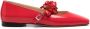 Mach & Mach Rode Glitter Gesp Schoenen - Thumbnail 1