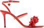 Mach & Mach Rode Patentleren Sandalen Red Dames - Thumbnail 1