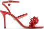 Mach & Mach Rode Leren Sandalen voor Vrouwen - Thumbnail 1