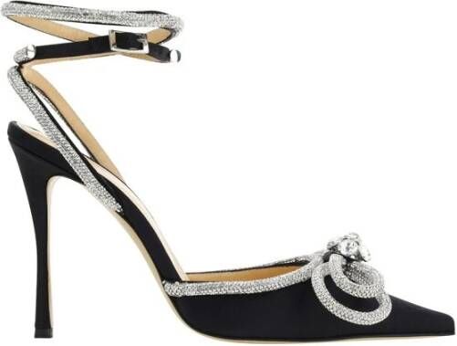 Mach & Mach Sandalen met Geometrische Neus en Kralenstrik