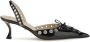 Mach&Mach Hoge hakken Crystalized Corset' Slingback in zwart - Thumbnail 1