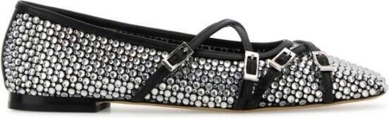 Mach & Mach Versierde stoffen ballerina's schoenen