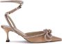 Mach & Mach Zijden pumps met dubbele strik en strass - Thumbnail 1