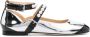 Mach & Mach Zilveren Ballerina's Elegant Patent Finish Gray Dames - Thumbnail 1