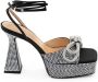 Mach & Mach Zwarte leren plateau schoenen voor verhoogde stijl Black Dames - Thumbnail 1