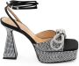 Mach & Mach Zwarte leren plateau schoenen voor verhoogde stijl Black Dames - Thumbnail 4
