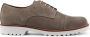 Made in Italia Luxe Suède Ronde Neus Veterschoenen Brown Dames - Thumbnail 12