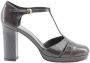 Made in Italia Enkelband Leren Pumps met 9cm Hak Gray Dames - Thumbnail 1