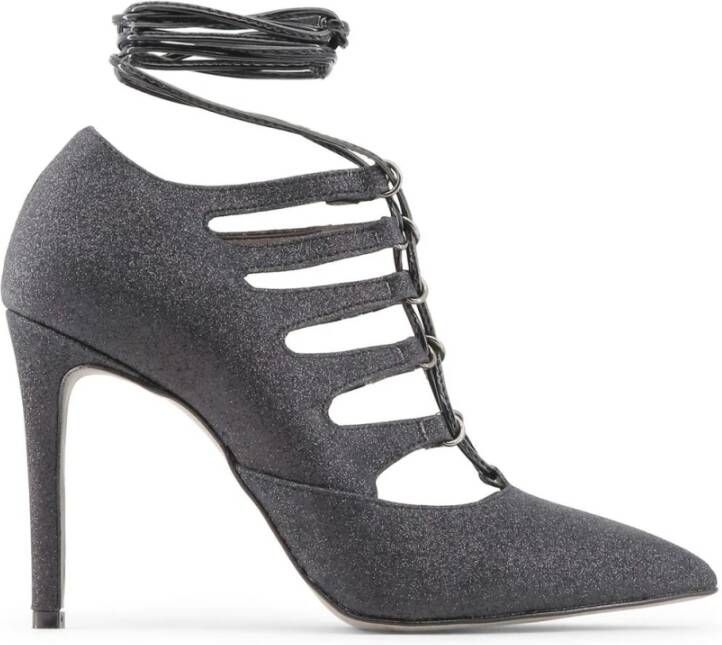 Made in Italia Dames Synthetisch Leren Hakken Zwart Dames