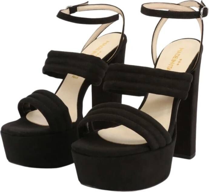 Made in Italia Flat Sandals Zwart Dames