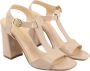 Made in Italia Verstelbare enkelband hak sandalen Brown Dames - Thumbnail 2