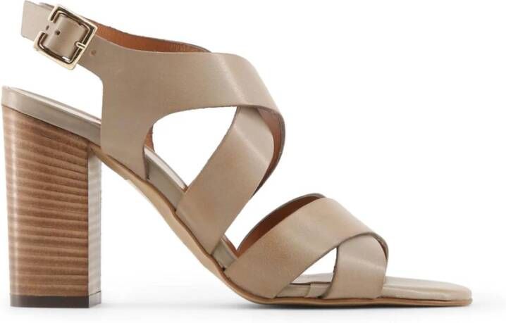 Made in Italia Stijlvolle leren sandalen met verstelbare gesp Brown Dames - Foto 3