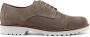 Made in Italia Luxe Suède Ronde Neus Veterschoenen Brown Dames - Thumbnail 18