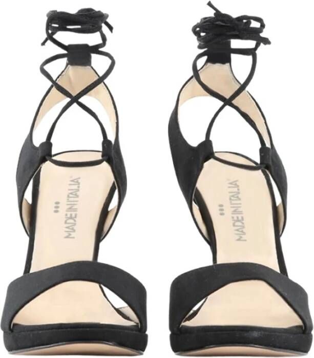 Made in Italia Verstelbare Synthetisch Leren Sandalen Black Dames - Foto 3