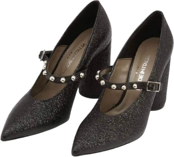 Made in Italia Vrouwenpumps met Studs op de Voorkant Black Dames - Foto 4
