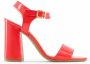 Made in Italia Damesandalen met enkelband van synthetisch lakleer Red Dames - Thumbnail 25