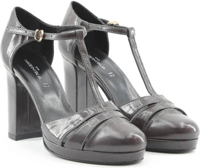 Made in Italia TStrap Platform Hakken voor Vrouwen Gray Dames - Foto 4