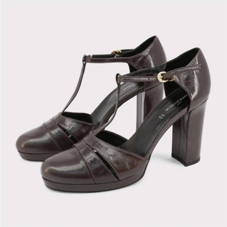 Made in Italia TStrap Platform Hakken voor Vrouwen Gray Dames - Foto 2