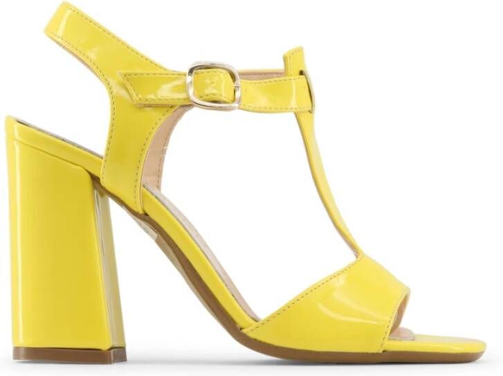 Made in Italia Verstelbare Enkelband Hakken Yellow Dames