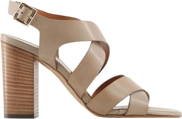 Made in Italia Stijlvolle leren sandalen met verstelbare gesp Brown Dames - Foto 2