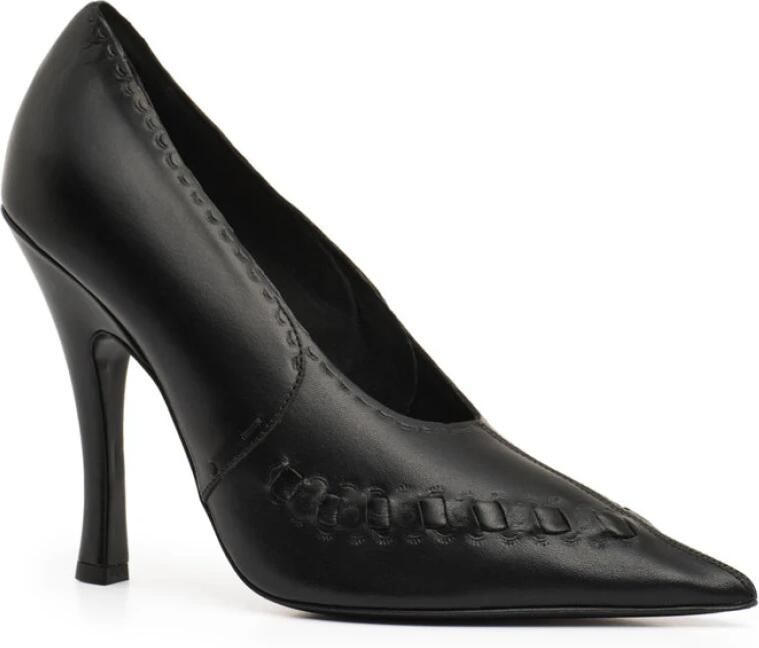 Magda Butrym AW26 Pumps Zakopane Leer