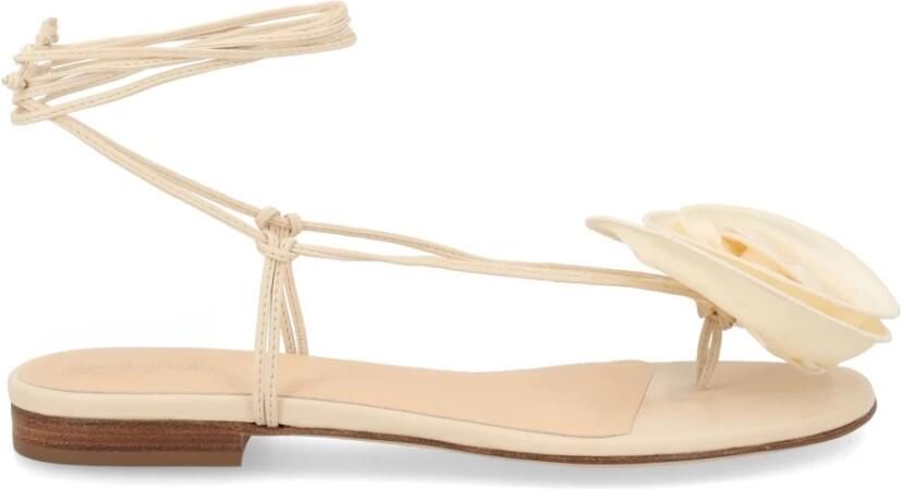 Magda Butrym Floral Flat Sandalen
