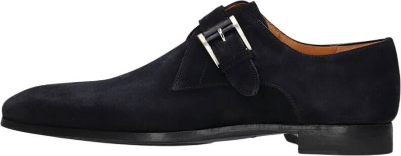 MAGNANNI Nette Schoenen Heren Sue Enkele Gesp Instap Rz Maat: 40 Materiaal: Suède Kleur: Blauw - Foto 3