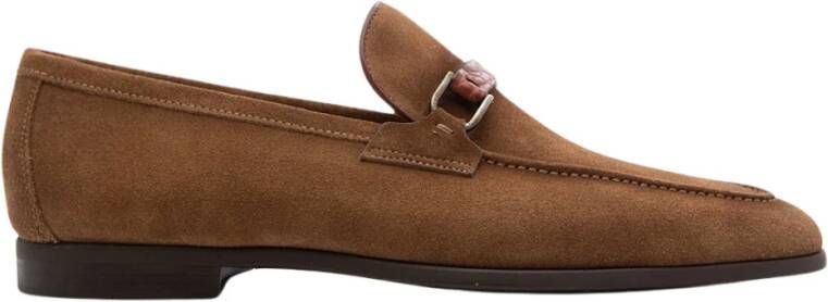 Magnanni Beige Aston Loafers Brown Heren