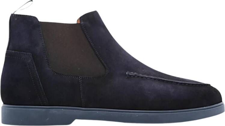 Magnanni Blauw Suède Chelsea Boot Blue Heren