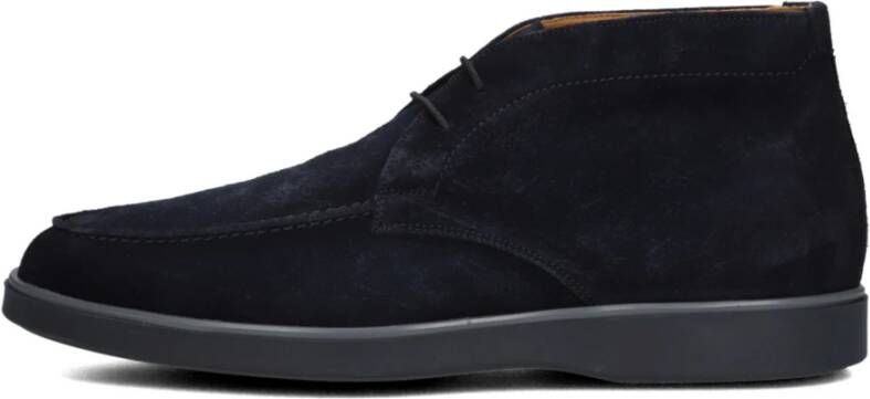 Magnanni Blauwe Suède Veterschoenen 25622