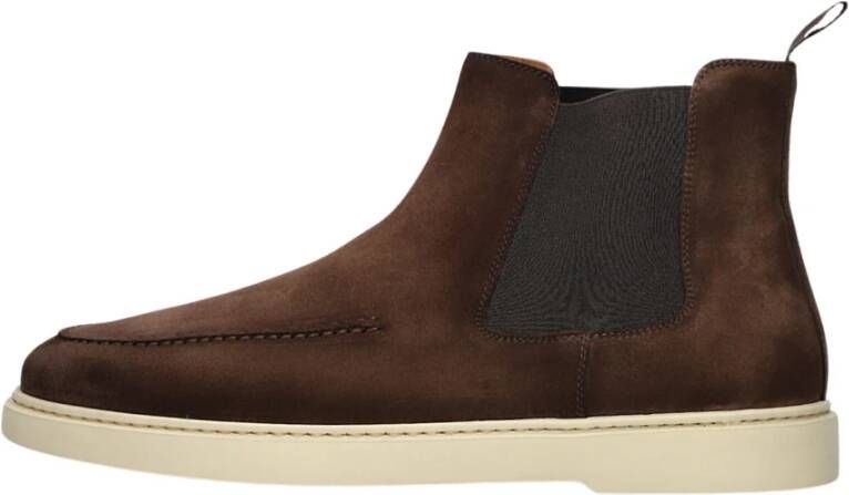 MAGNANNI Chelsea Boots Heren 26301 Maat: 42 Materiaal: Textiel Kleur: Bruin - Foto 2