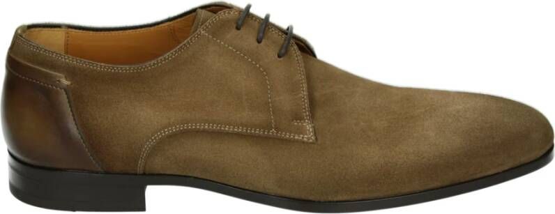 Magnanni Bruine Suède Business Schoenen