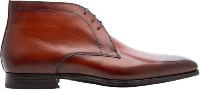 Magnanni Cognac Leren Heren Veterschoen Brown Heren