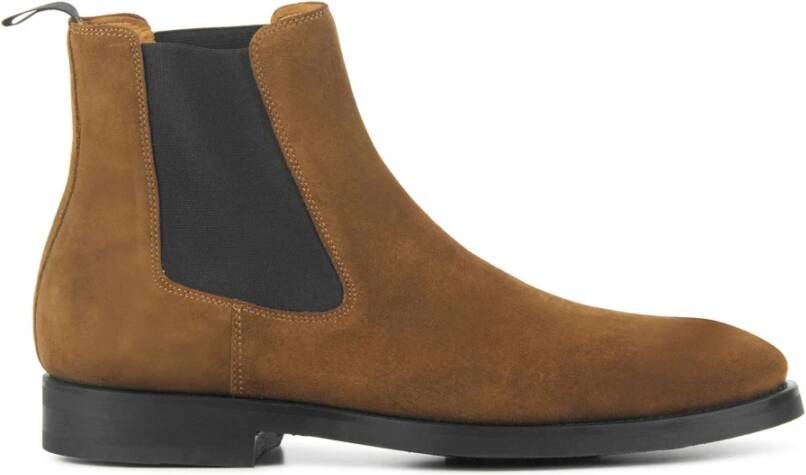 Magnanni Chelsea boots Heren Boots Laarzen Herenschoenen Suède 25559 Cognac