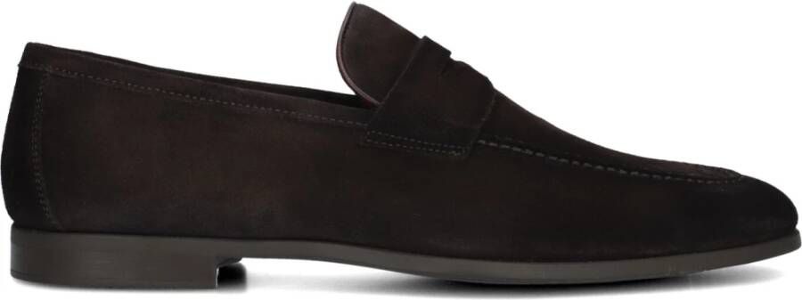 Magnanni Slip-ons bruine suède schoenen