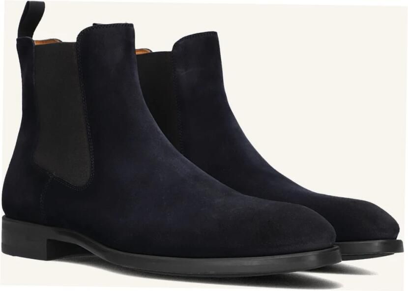 MAGNANNI Chelsea Boots Heren 26319 Suède Blauw