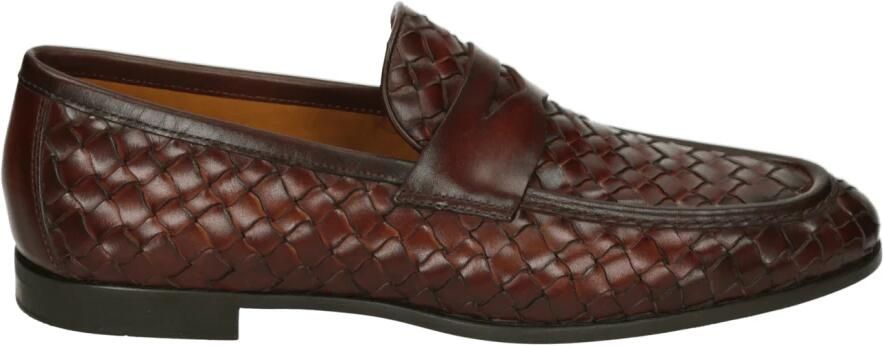 Magnanni Klassieke Cognac Leren Instappers