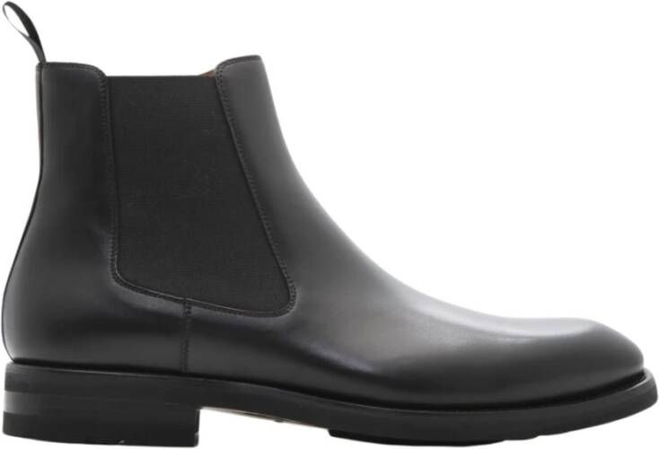 Magnanni Stijlvolle Chelsea laars in zwart leer Black Heren