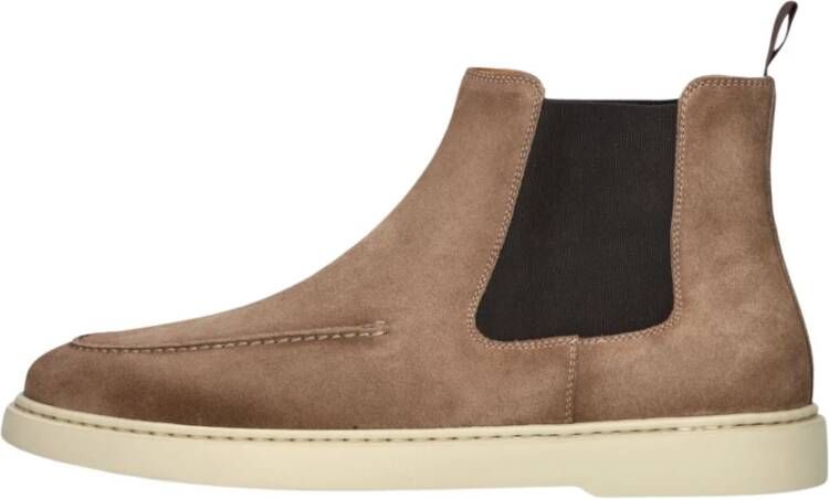 MAGNANNI Chelsea Boots Heren 26301 Maat: 45 Materiaal: Suède Kleur: Taupe - Foto 3