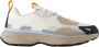 Maison Kitsuné Witte Leren Sneakers Acer Leaf Multicolor Heren - Thumbnail 1