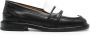 Maison Kitsuné Zwart-witte leren loafers - Thumbnail 1